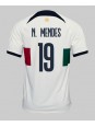 Portugal Nuno Mendes #19 Replika Borta Kläder VM 2022 Kortärmad